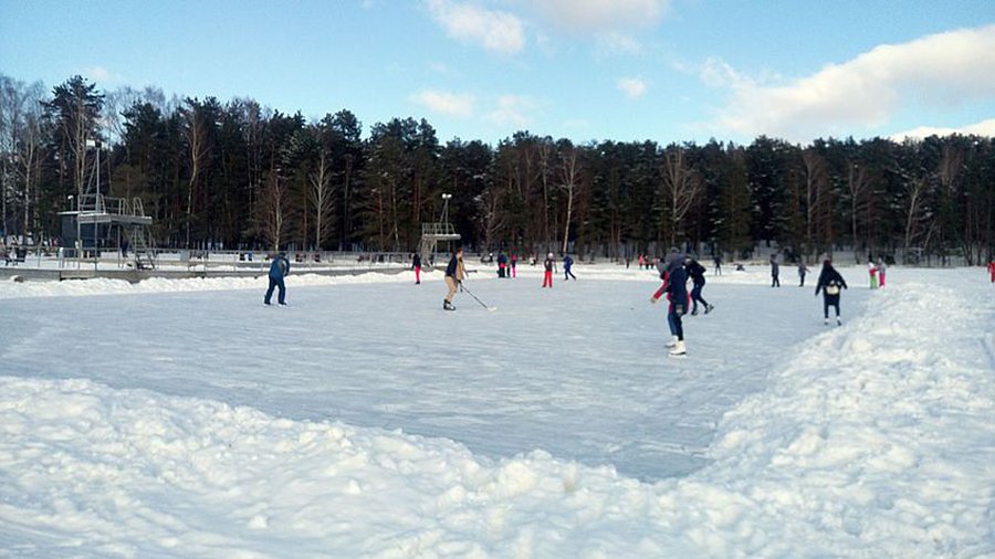 «Будь активным зимой». В этом году каток планируется сделать в хоккейной коробке - В Висагинасе