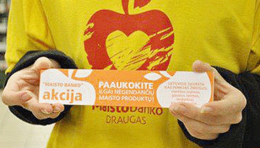  «Maisto bankas» — осенняя акция по сбору продуктов - В Висагинасе