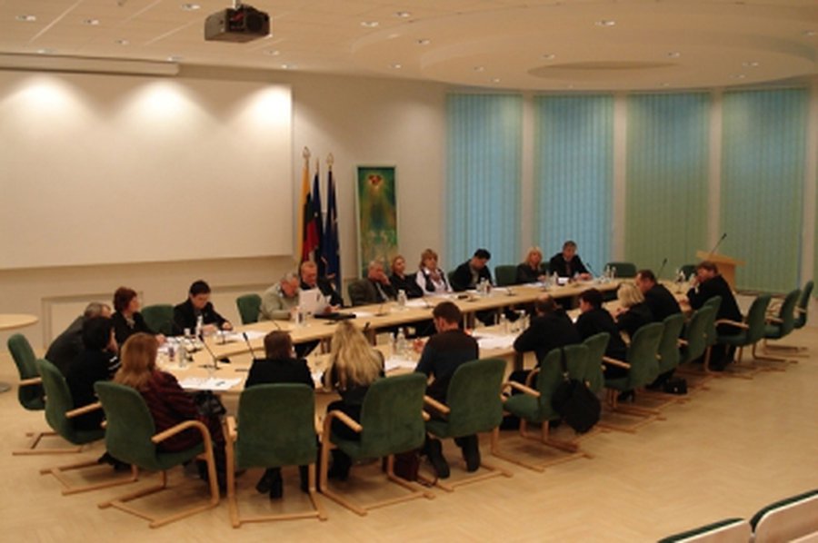 Visagino savivaldybės ekstremalių situacijų komisijos posėdis - Visagine