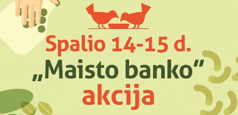 Приглашаем участвовать в акции «Maisto bankas» - В Висагинасе