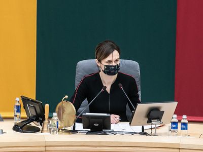 Началось первое в истории дистанционное заседание Сейма - Литва и страны Балтии