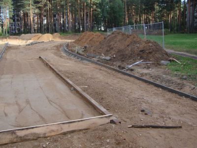 Начата реконструкция аллеи Седулинос  в третьем микрорайоне - В Висагинасе