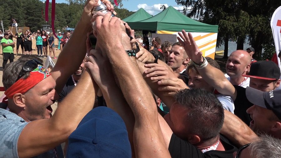 Фестиваль "Гонки на лодках-драконах 2021" (видео) - В Висагинасе