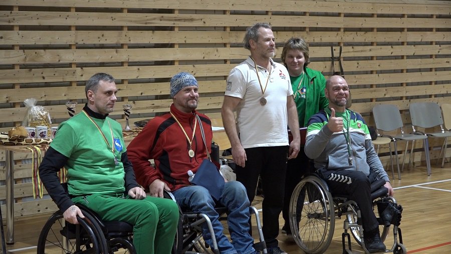 Cпортивный клуб людей с ограниченными возможностями “Visaggalis” отметил своё 17-летие (видео) - В Висагинасе