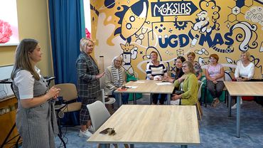 Воспитатели детского сада «Auksinis gaidelis» делились опытом (видео)