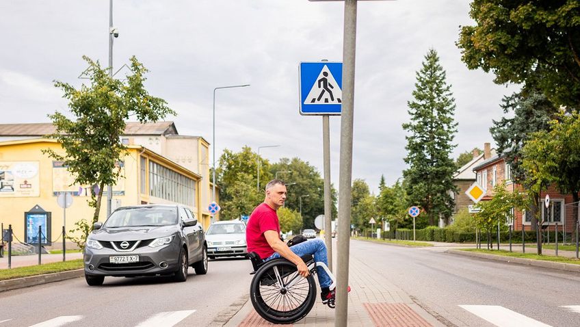 Марюс Монтикас постарается установить рекорд Гиннеса на дистанции 30 км на инвалидной коляске