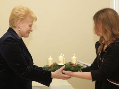 Prezidentūroje įžiebta Betliejaus taikos ugnis                 - Lietuva ir Baltijos šalys