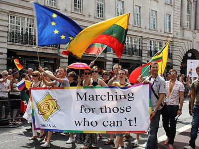 Политики и общественные деятели ЕС съедутся в Литву отстаивать права гомосексуалистов - Хобби, отдых и развлечения