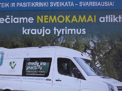 Приглашаем бесплатно сдать анализ крови на определение рака простаты - В Висагинасе