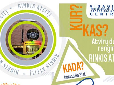 «Выбери будущее». Висагинский профцентр приглашает на день открытых дверей - В Висагинасе