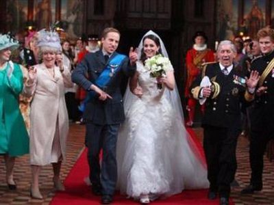 Londone iškilmingai sutuokti princas Williamas ir Kate Middleton - Pasaulyje
