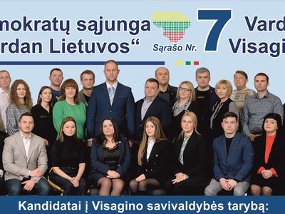 Demokratų programa ir darbų sąrašas. Vardan Visagino! - Rinkimai 2023