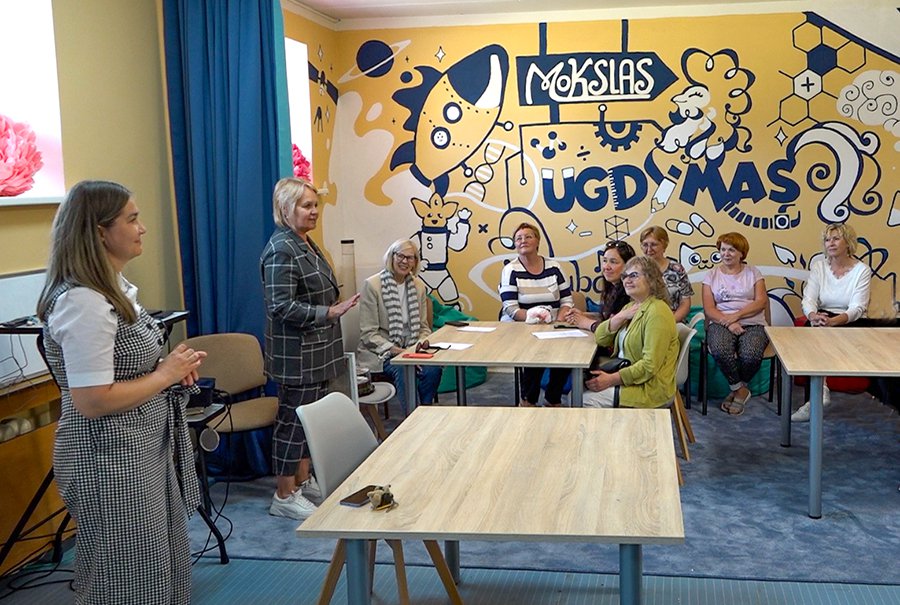 Воспитатели детского сада «Auksinis gaidelis» делились опытом (видео) - В Висагинасе