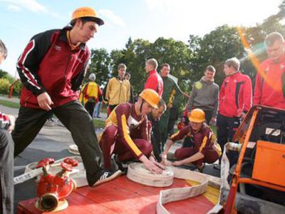 Ugniagesybos sportas padeda spręsti jaunimo užimtumo problemas - Visagine