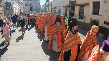 Висагинские православные приняли участие Крестном ходе в Вильнюсе (видео)