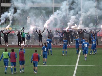 Убедительная победа FC INTERAS над командой FC DŽIUGAS "B". - В Висагинасе