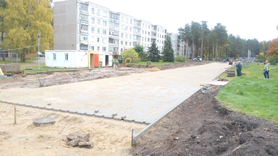 Пешеходная улица Висагино – полное обновление - В Висагинасе