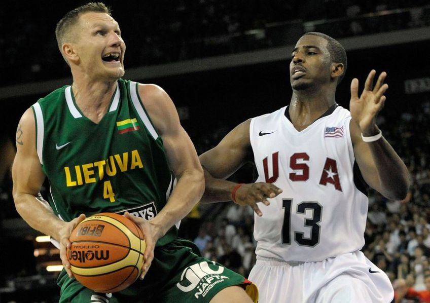 Сборная Литвы на Олимпиаде будет играть в одной группе с США
