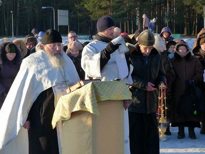 Водоосвящение состоится, но крещенскую воду раздадут после отмены карантина - В Висагинасе