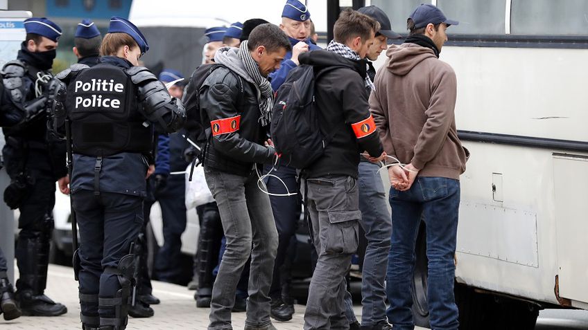 Локальные столкновения полиции с манифестантами из движения "желтые жилеты" произошли в Брюсселе.
