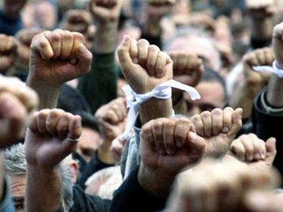 Митинг в поддержку доктора В. Дилене - В Висагинасе