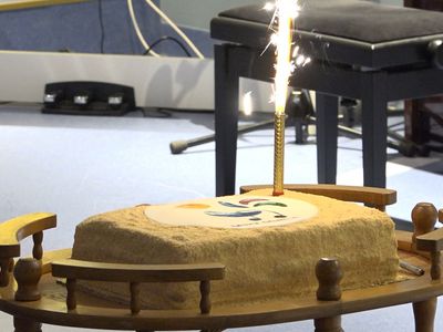 На "Аллее звезд" Висагинского культурного центра зажигались новые звездочки (видео) - В Висагинасе