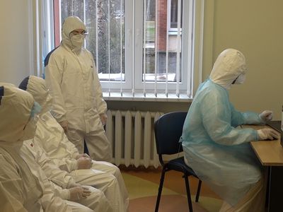 «Karščiavimо klinika» начала прием. Без инцидента не обошлось - В Висагинасе