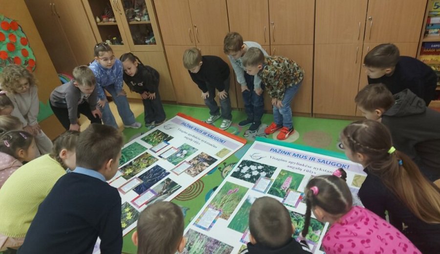 Путешествие в мир редких растений с учениками гимназии «Verdenės» - Мир молодежи