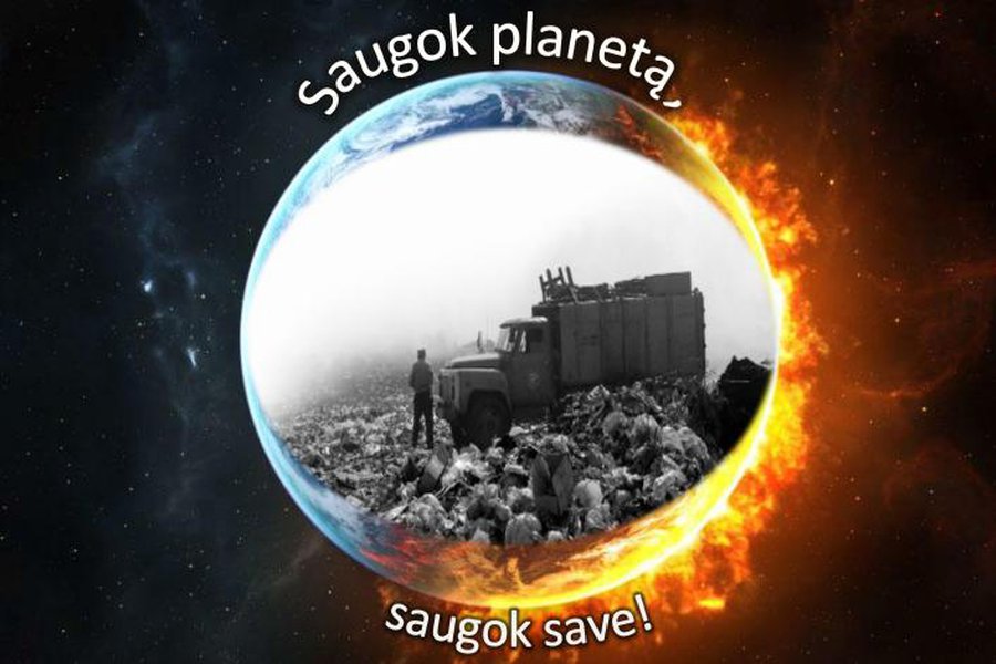 Старшеклассники Висагинаса сказали мусору — нет! - В Висагинасе