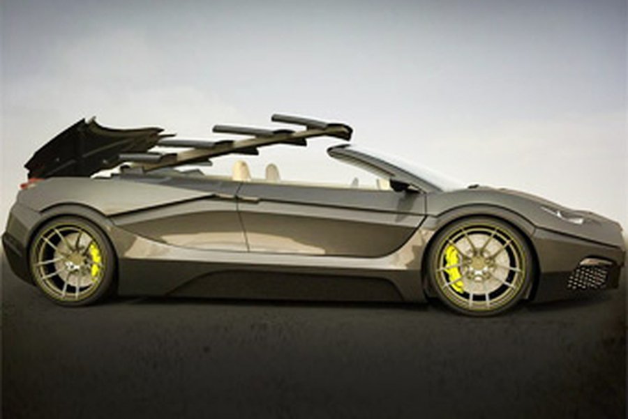 Голландский суперкар получил чешуйчатую складную крышу - Хобби, отдых и развлечения