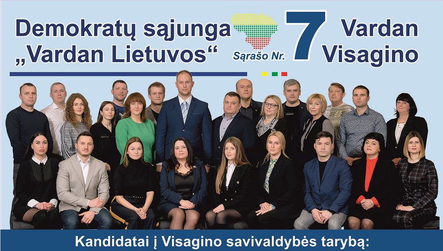 Demokratų programa ir darbų sąrašas. Vardan Visagino! - Rinkimai 2023