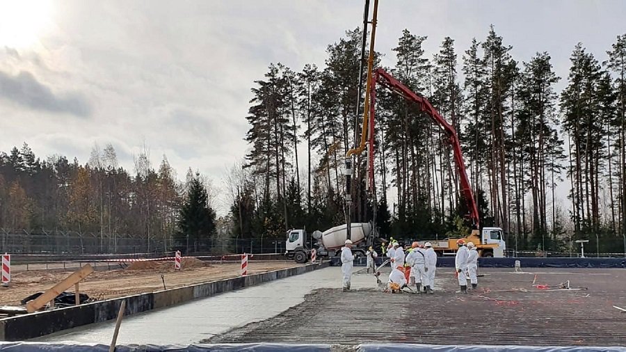 О работах по строительству могильника В19 - В Висагинасе