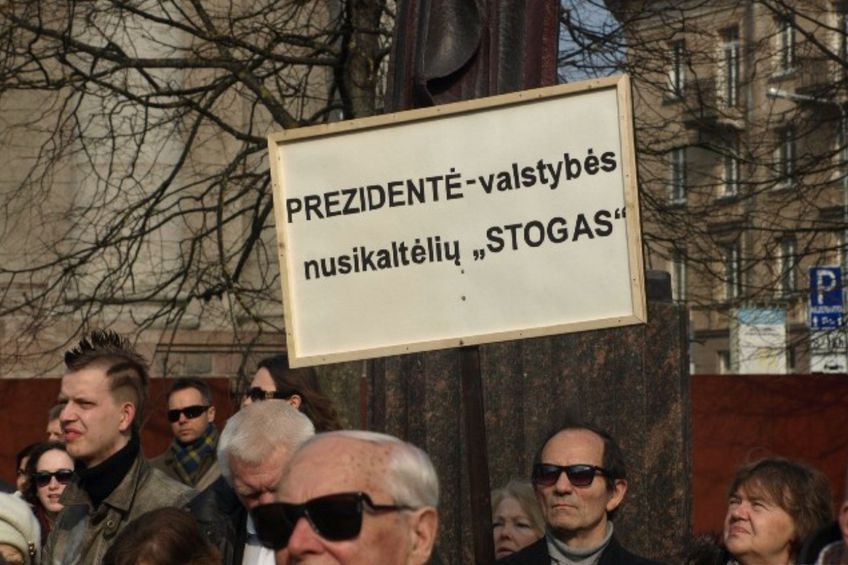 Протестующая Литва: «Президент — «крыша» для государственных преступников»