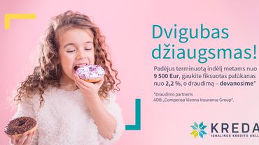 Akcija: ne tik 2,2 proc. metinės terminuotų indėlių palūkanos, bet ir nelaimingų atsitikimų draudimas dovanų