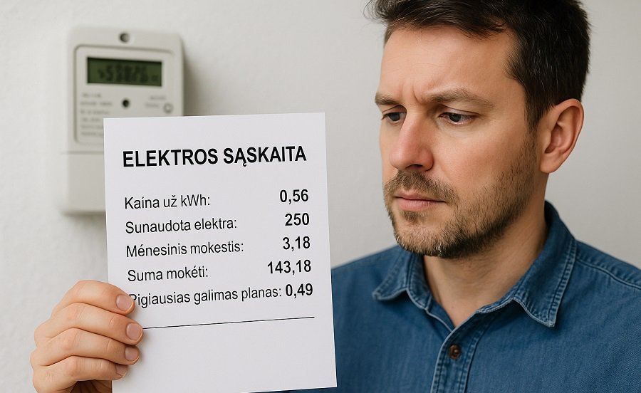 С 1 июня 2025 года в счетах за электорэнергию будут предлагать наиболее экономичные доступные планы - Литва и страны Балтии