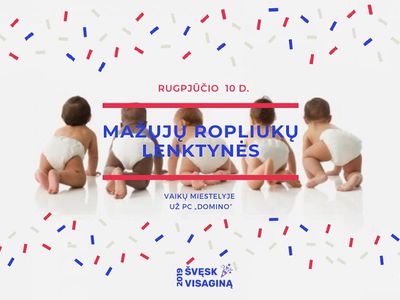 Начинается регистрация участников самых милых и забавных соревнований - В Висагинасе