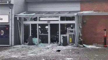 В ночь с воскресенья на понедельник был взорван вход в магазин Maxima в г. Казлу-Руда