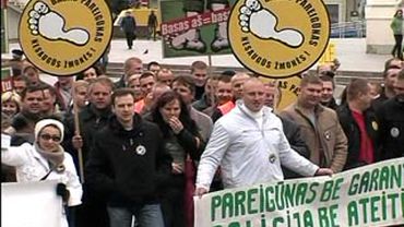 В столице Литвы - четыре акции протеста