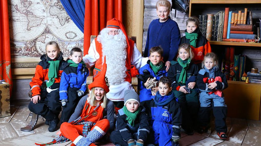 Санта-Клаусу переданы мечты литовских детей