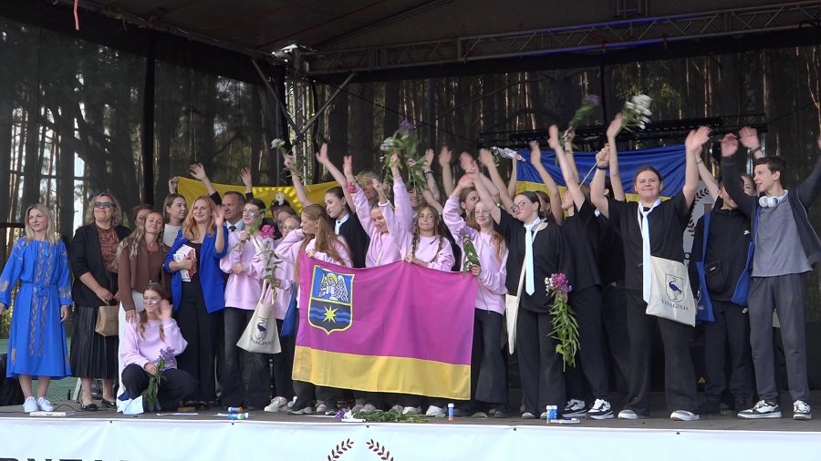 Висагинас встретил гостей из Славутича и Голой Пристани (видео) - В Висагинасе