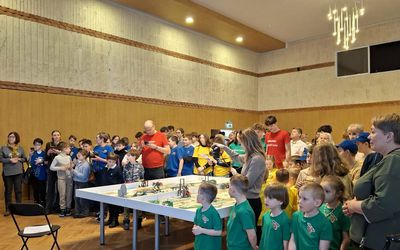 Ежегодная региональная роботиада в этом году стала международной - В Висагинасе