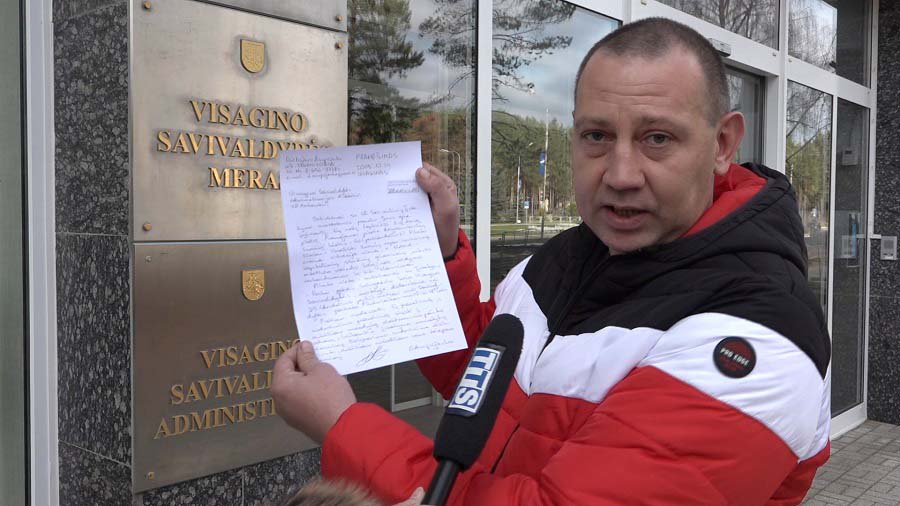 Место и время проведения пикета официально согласованы - В Висагинасе