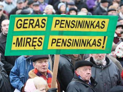 Повышение пенсионного возраста в следующем году поможет сэкономить 50 млн. литов                                                                 - Литва и страны Балтии