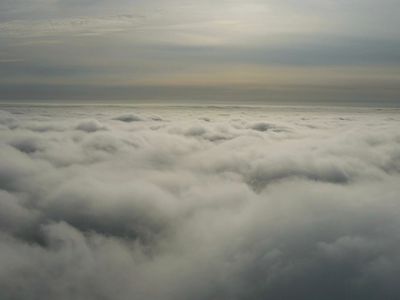 Висагинас в облаках (видео) - В Висагинасе