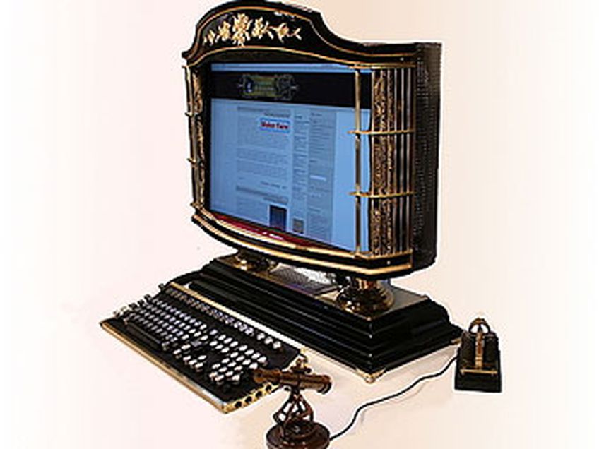 Компьютер в викторианском стиле