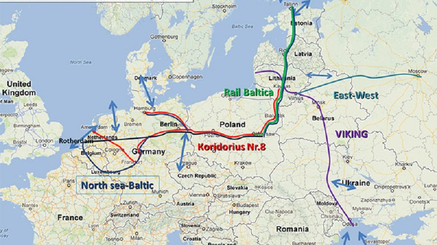 На реализацию проекта "Rail Baltica" странам Балтии будет дополнительно выделено 1,1 млрд. евро - Литва и страны Балтии