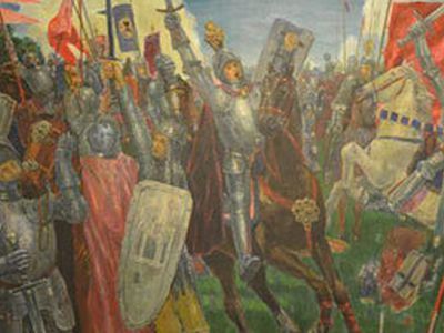 Минобороны Литвы избавится от портрета министра в роли участника Грюнвальдской битвы - Литва и страны Балтии