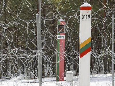 Движение через пункты пропуска "Шальчининкай" и "Мядининкай" возобновится с 20 ноября - Литва и страны Балтии