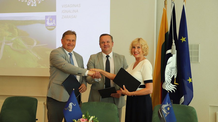 Мэры Висагинского, Игналинского и Зарасайского самоуправлений подписали значимое соглашение - В Висагинасе