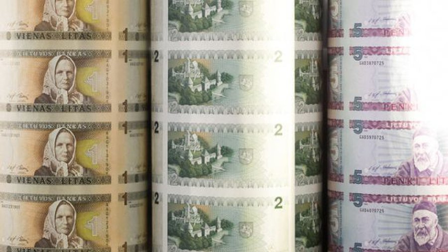 Двадцатилетие лита со смертельным знаком  - Литва и страны Балтии